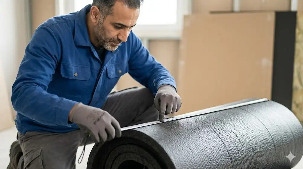 قیمت عایق صوتی الاستومری متر مربعی دیوار و سقف ۲۰۲۵؛ راهنمای جامع محاسبه هزینه.
