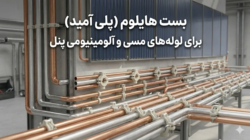 بست هایلوم (پلی آمید) برای لوله‌های مسی و آلومینیومی