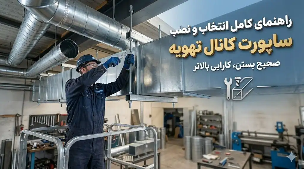 راهنمای جامع انتخاب بهترین ساپورت کانال تهویه مطبوع در سال ۲۰۲۵