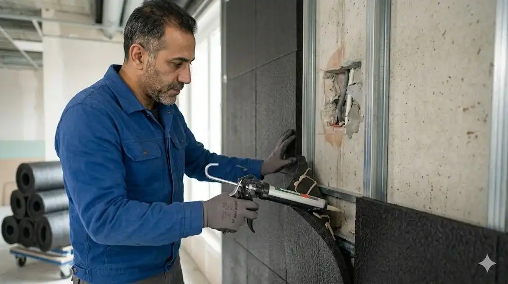 محاسبه هزینه متر مربعی عایق صوتی الاستومری؛ راهنمای فنی برای پیمانکاران.
