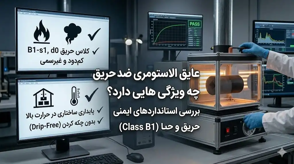 عایق الاستومری ضد حریق چه ویژگی‌هایی دارد و چرا در پروژه‌های صنعتی حیاتی است؟