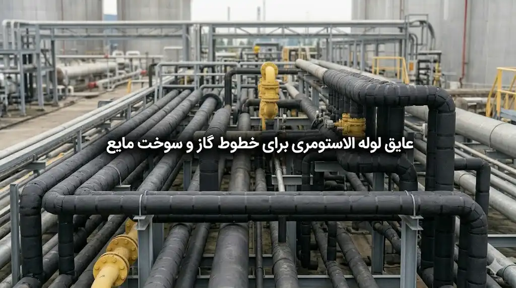 عایق لوله الاستومری برای خطوط گاز و سوخت مایع