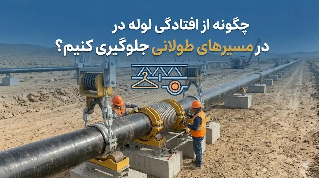 چگونه از افتادگی لوله در مسیرهای طولانی جلوگیری کنیم؟
