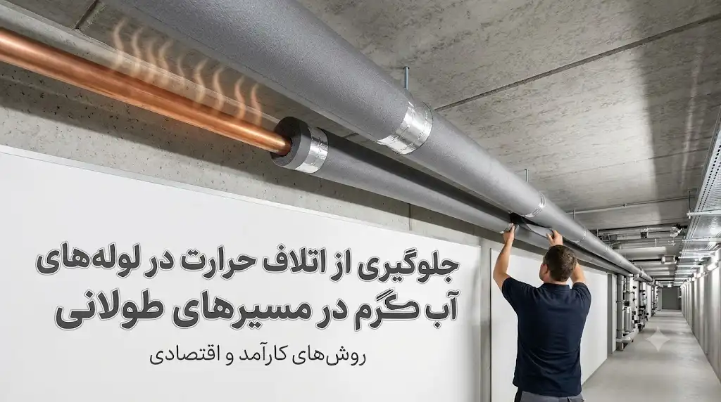 چطور از اتلاف حرارت در لوله‌های آب گرم در مسیرهای طولانی جلوگیری کنیم؟