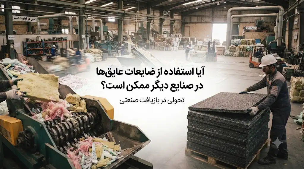 آیا استفاده از ضایعات عایق‌ها در صنایع دیگر ممکن است؟ کاربردها، مزایا و روش‌ بازیافت