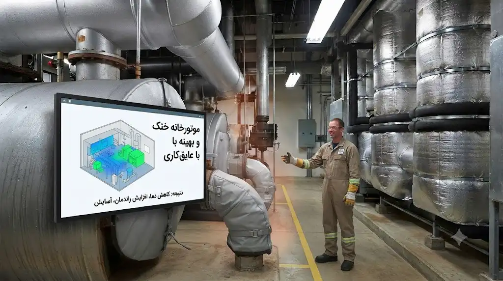عایق‌کاری مخزن و لوله‌های موتورخانه برای حفظ انرژی و کاهش هزینه‌ها