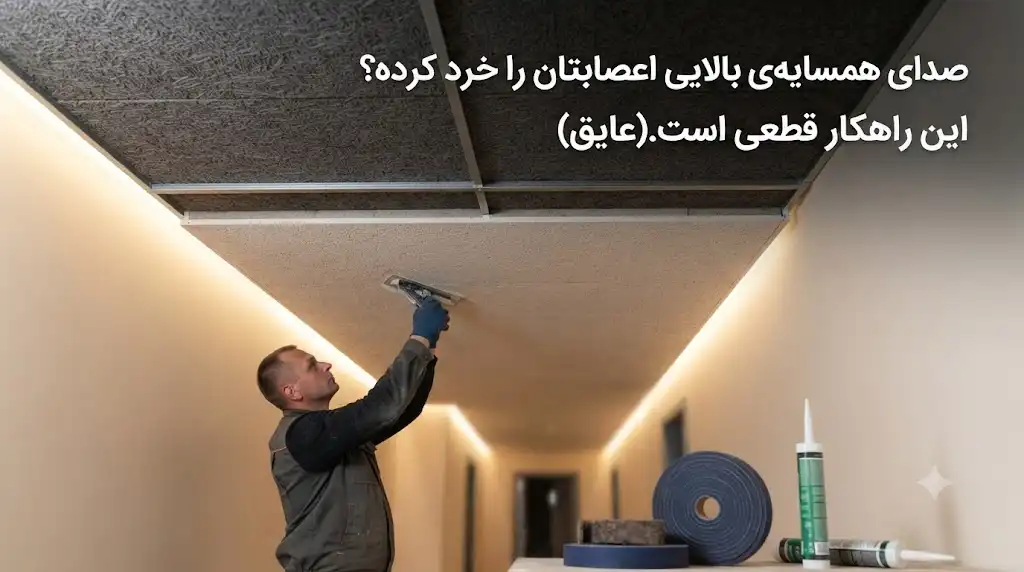 صدای همسایه بالایی اعصابتان را خرد کرده؟ راهکار قطعی با عایق صوتی برای حذف صدا