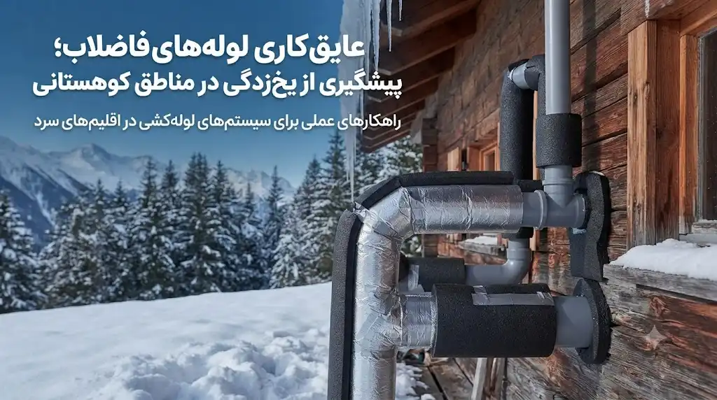 عایق‌کاری لوله‌های فاضلاب برای جلوگیری از یخ‌زدگی در مناطق کوهستانی