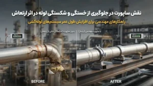 نقش ساپورت در جلوگیری از خستگی و شکستگی لوله در اثر ارتعاش