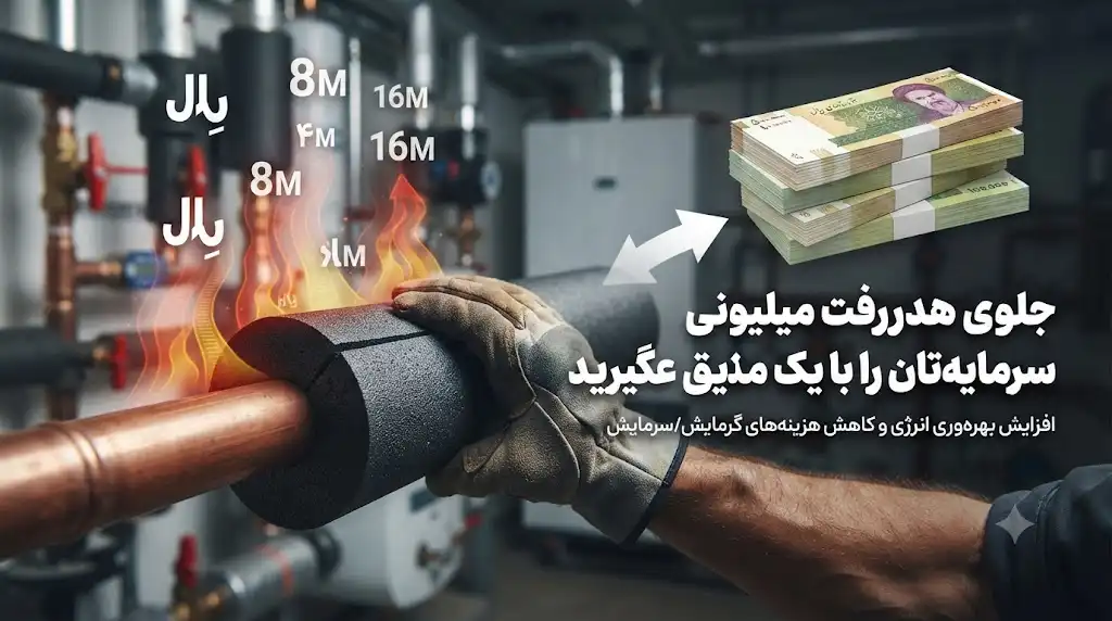 جلوی هدررفت میلیونی سرمایه‌تان را با یک متر عایق بگیرید!