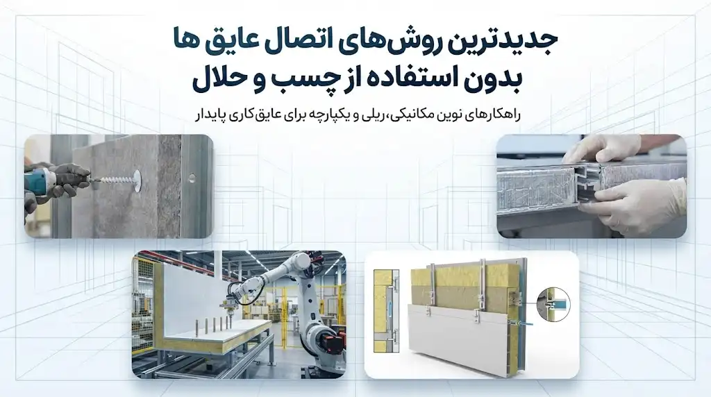 جدیدترین روش‌های اتصال عایق‌ها بدون استفاده از چسب و حلال