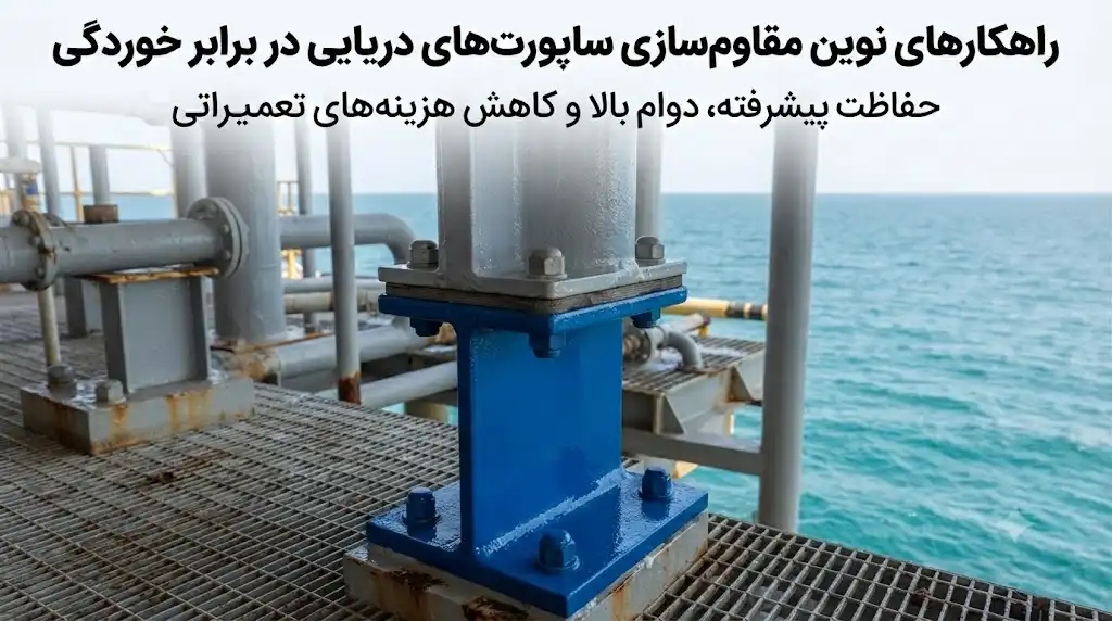 مقاوم‌سازی ساپورت‌ها در برابر خوردگی در محیط‌های دریایی