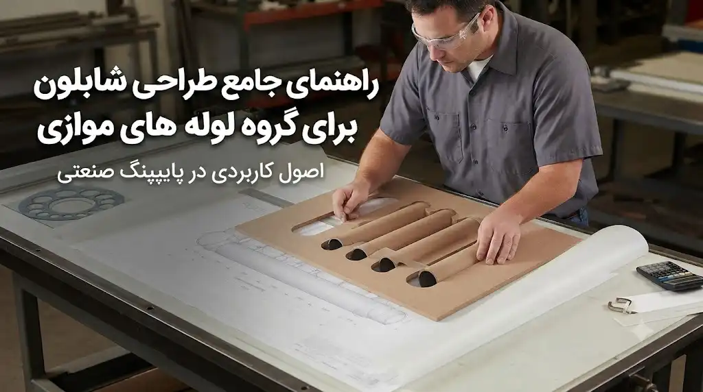 روش طراحی شابلون (Template) برای گروه لوله‌های موازی