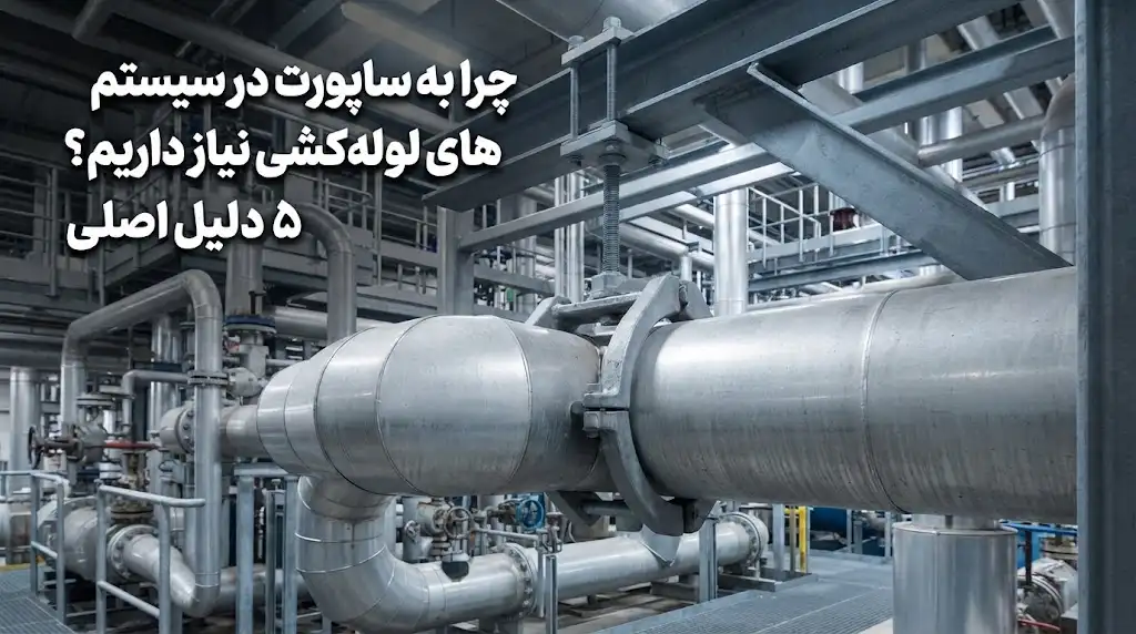 چرا به ساپورت در سیستم‌های لوله‌کشی نیاز داریم؟ ۵ دلیل اصلی