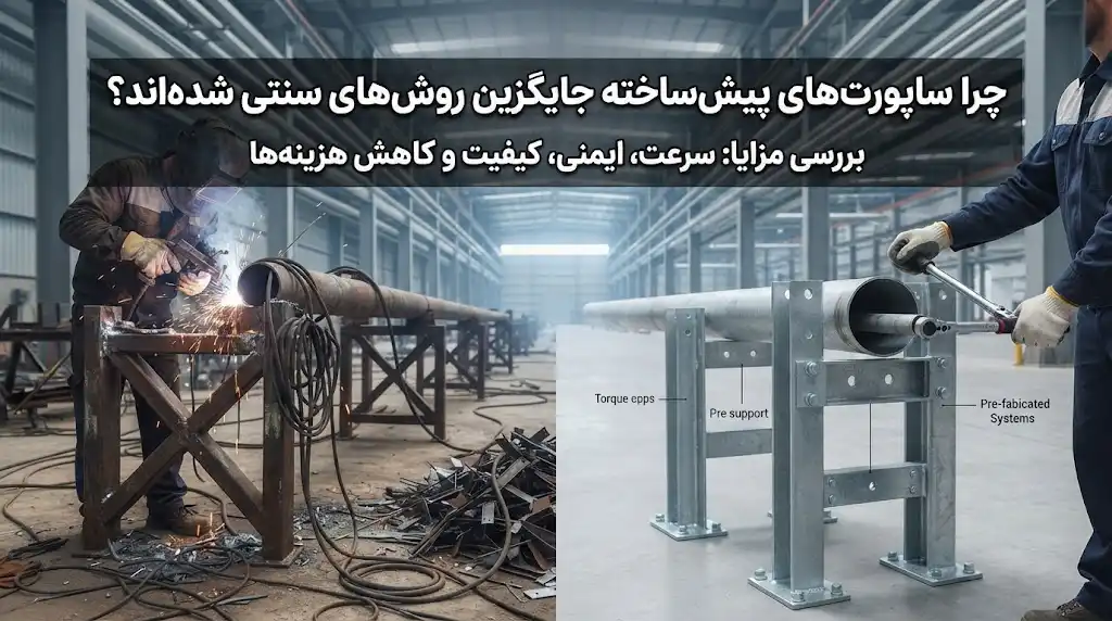 چرا ساپورت‌های پیش‌ساخته جایگزین روش‌های سنتی شده‌اند؟