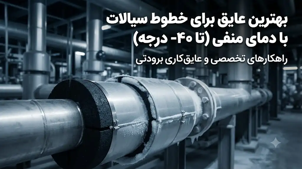 بهترین عایق برای خطوط جریان سیالات با دمای منفی (تا ۴۰- درجه)