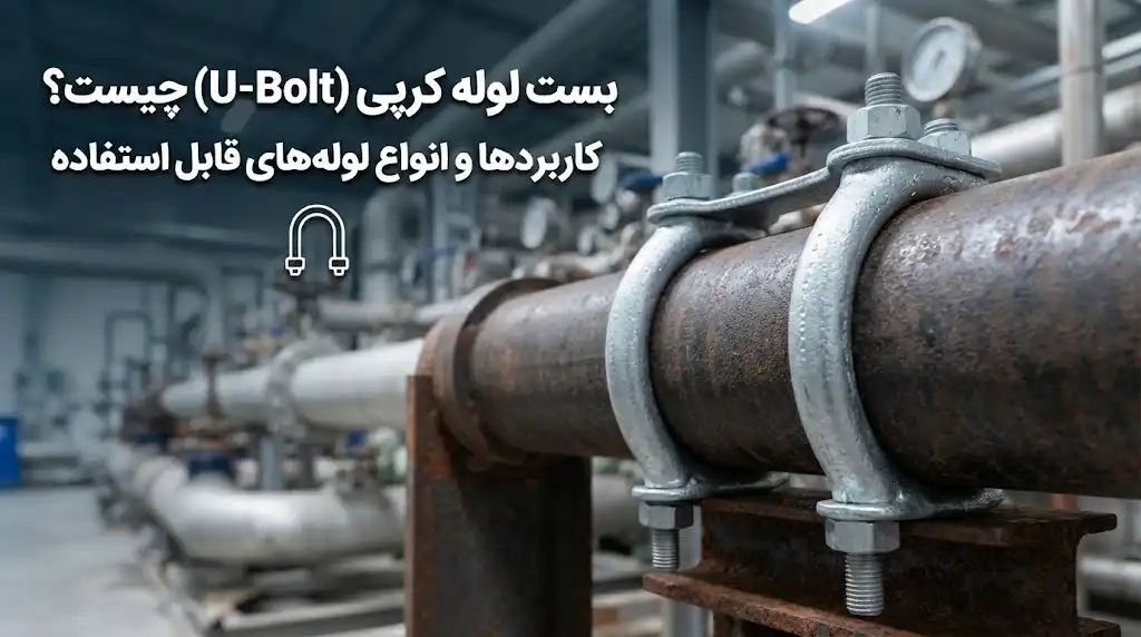 بست لوله کرپی (U-Bolt) چیست و برای چه لوله‌هایی استفاده می‌شود؟