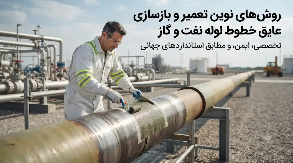 روش تعمیر عایق‌های آسیب‌دیده در خطوط انتقال نفت و گاز