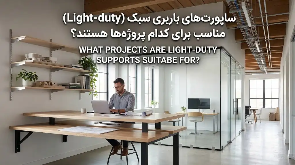 ساپورت‌های باربری سبک (Light-duty) مناسب چه پروژه‌هایی هستند؟