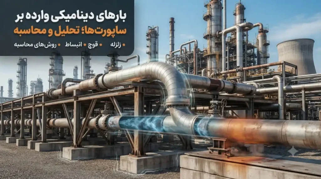 بارهای دینامیکی وارده بر ساپورت‌ها؛ محاسبه بار زلزله، قوچ و انبساط حرارتی