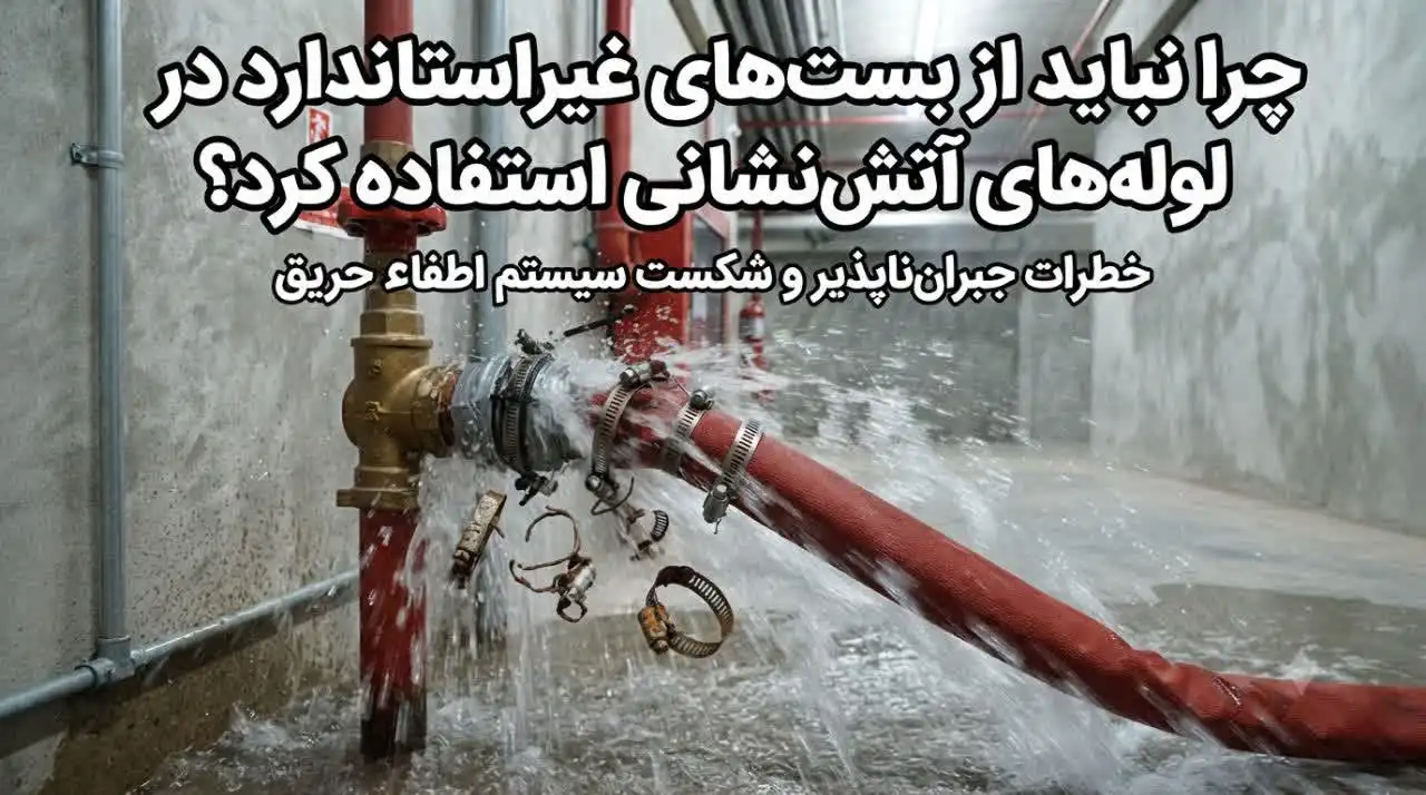 چرا نباید از بست‌های غیراستاندارد در لوله‌های آتش‌نشانی استفاده کرد؟