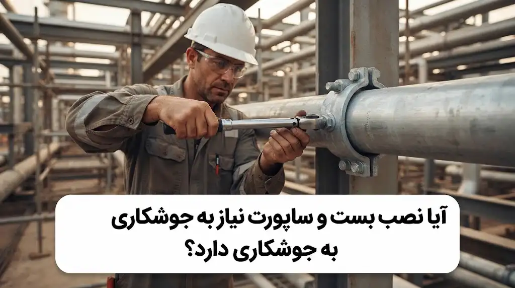 آیا نصب بست و ساپورت نیاز به جوشکاری دارد؟ بررسی روش‌های نصب
